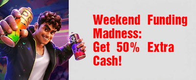 100% Welcome Match Bonus promotion banner